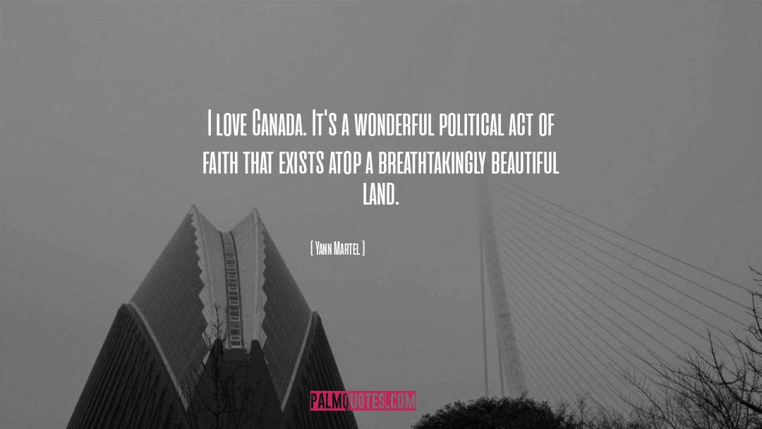 Beautiful Land quotes by Yann Martel
