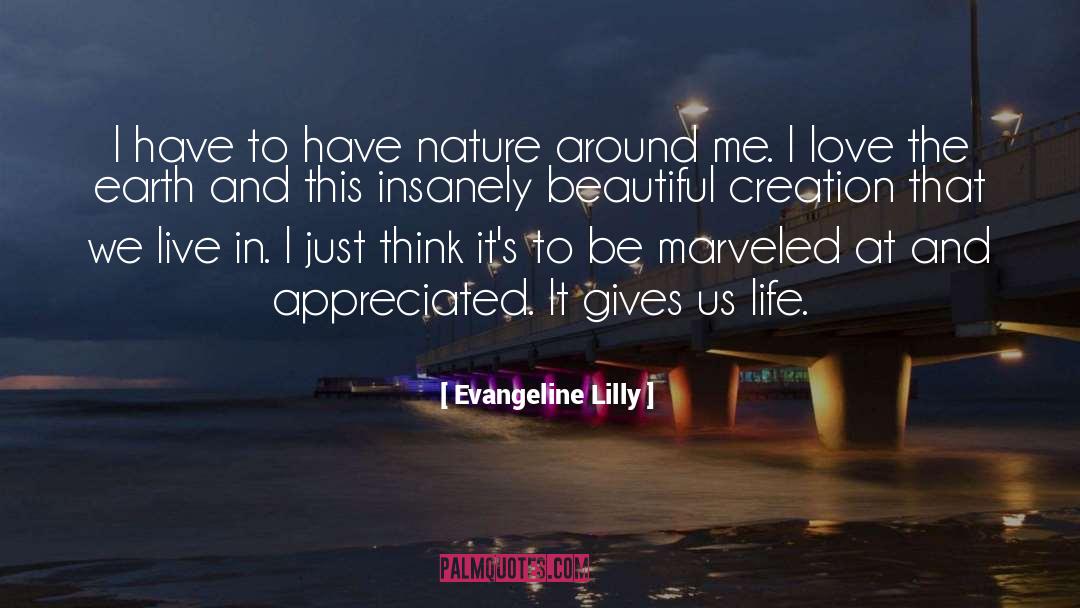 Beautiful Landscapes quotes by Evangeline Lilly