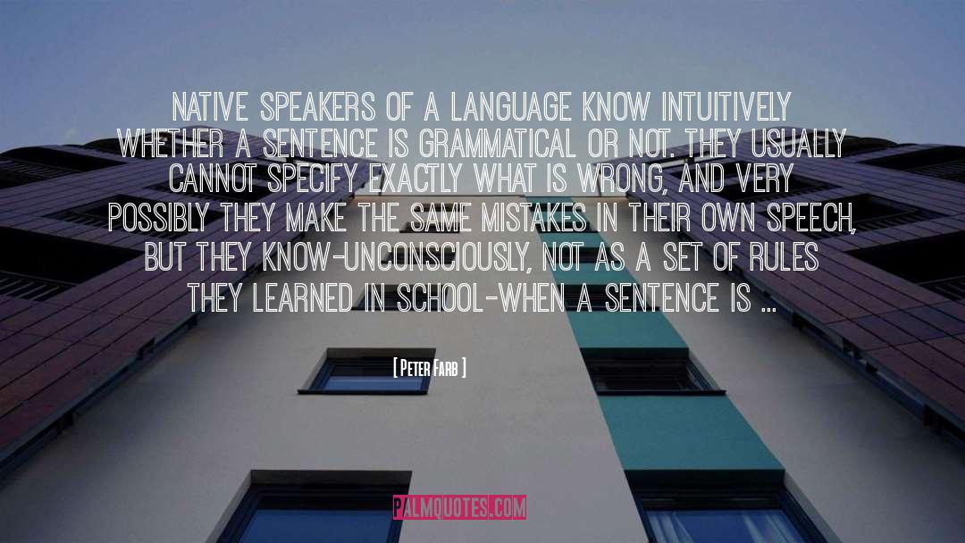 Beautiful Language quotes by Peter Farb