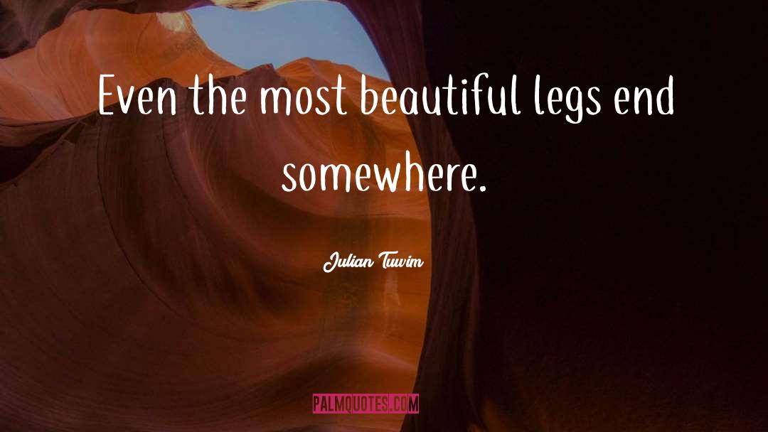 Beautiful Legs quotes by Julian Tuwim
