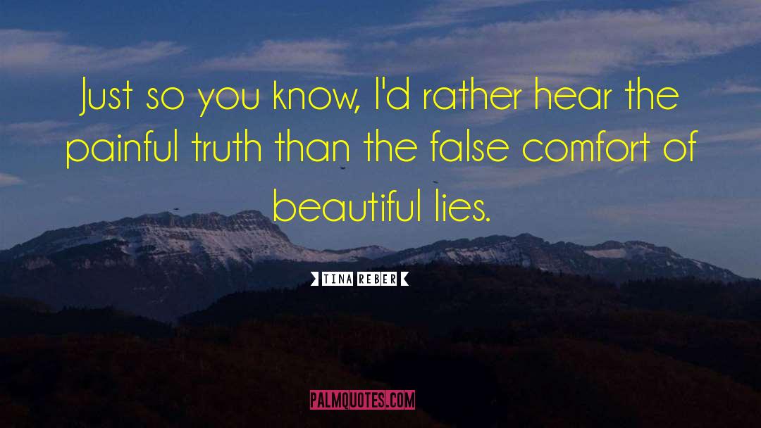 Beautiful Lies quotes by Tina Reber