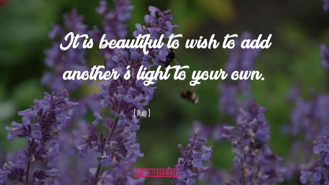 Beautiful Light quotes by Plato