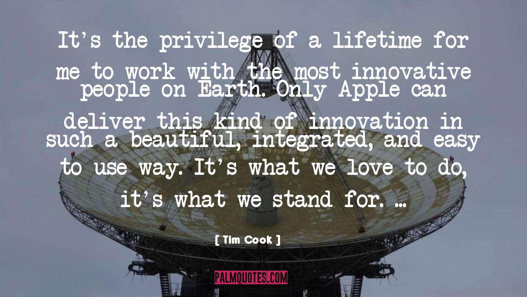 Beautiful Living quotes by Tim Cook