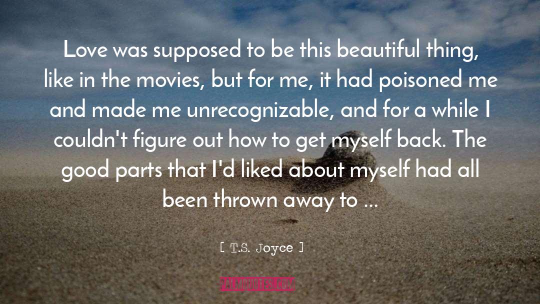 Beautiful Makeup quotes by T.S. Joyce