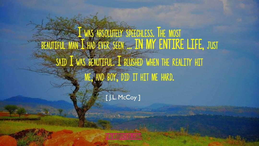 Beautiful Man quotes by J.L. McCoy