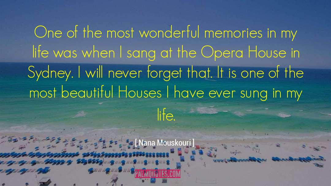 Beautiful Memories quotes by Nana Mouskouri