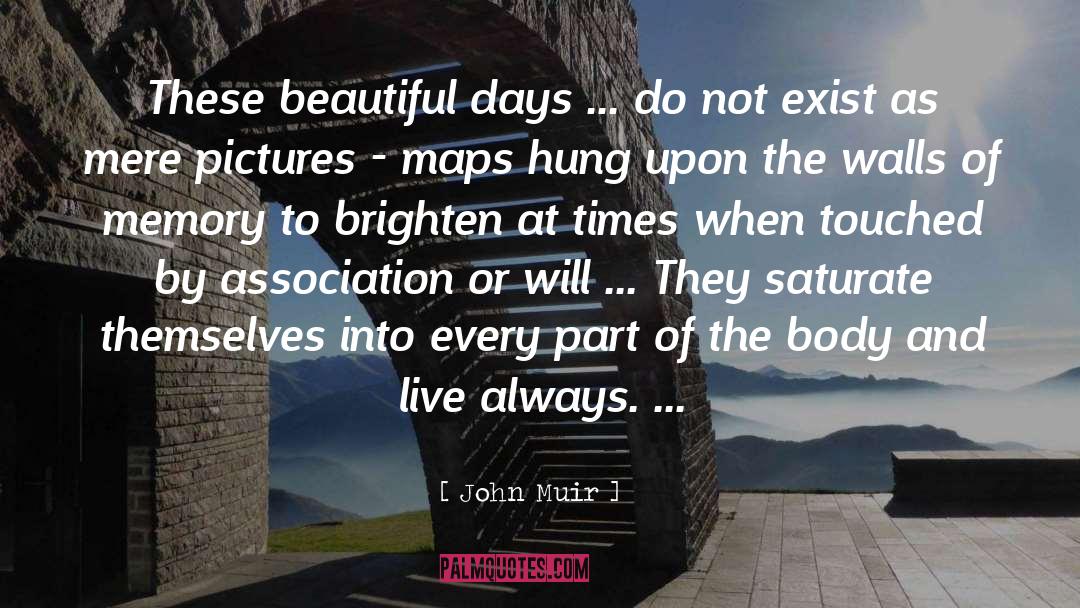 Beautiful Memories quotes by John Muir