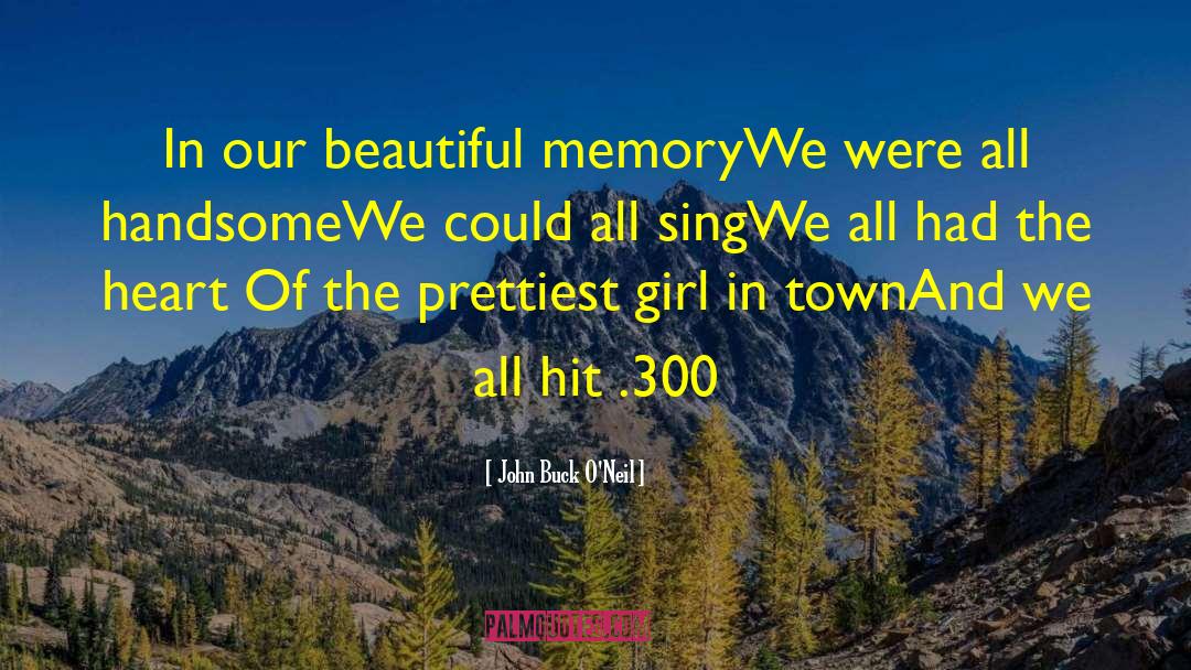 Beautiful Memory quotes by John Buck O'Neil