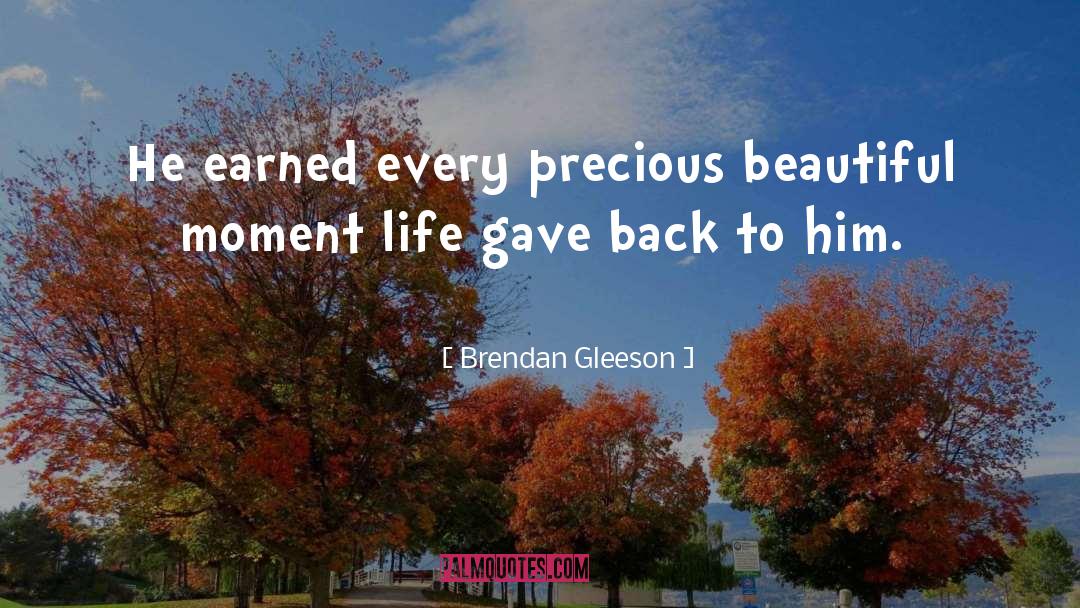 Beautiful Moment quotes by Brendan Gleeson