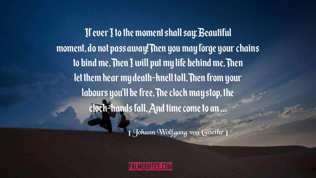 Beautiful Moment quotes by Johann Wolfgang Von Goethe