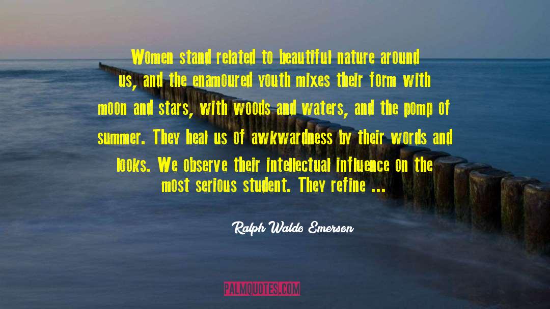 Beautiful Nature quotes by Ralph Waldo Emerson