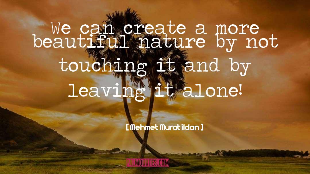 Beautiful Nature quotes by Mehmet Murat Ildan