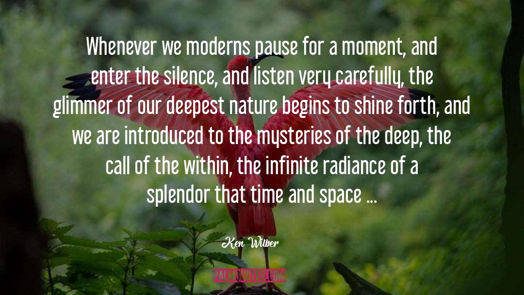 Beautiful Nature quotes by Ken Wilber