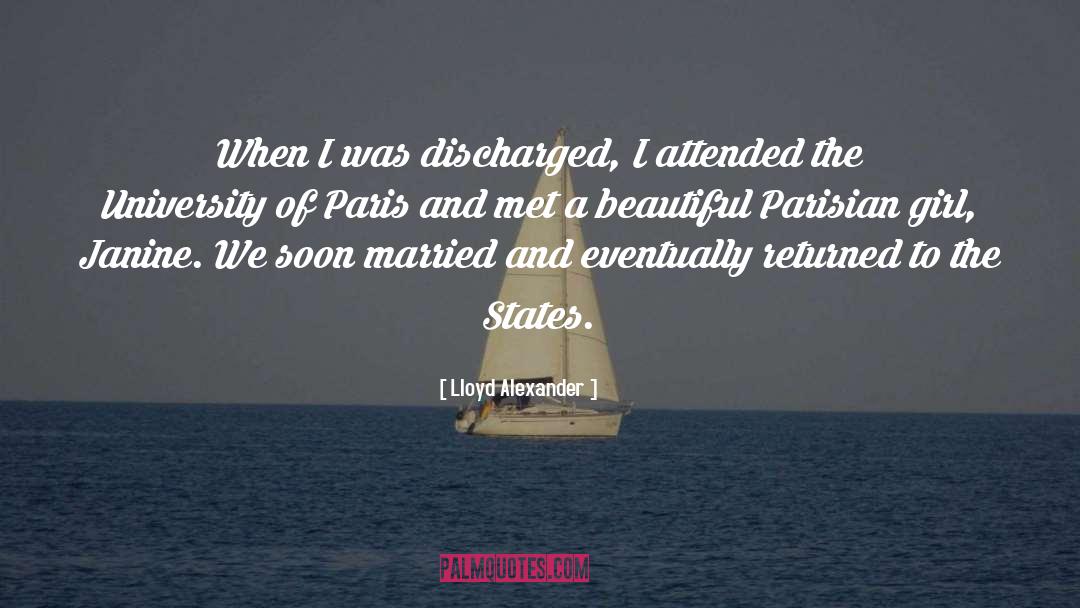 Beautiful Paris quotes by Lloyd Alexander