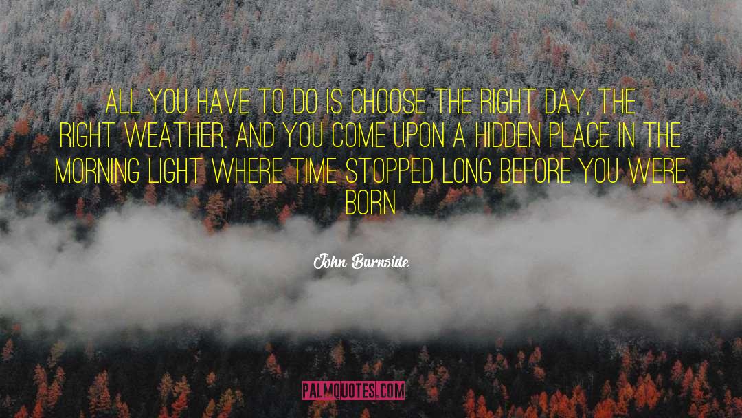 Beautiful Patterns quotes by John Burnside