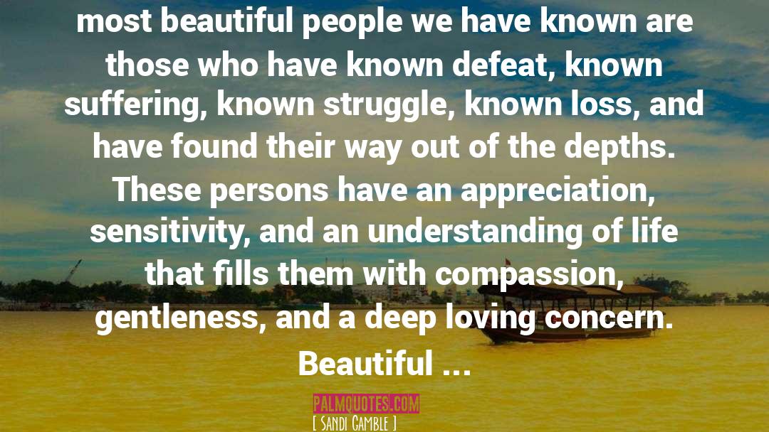 Beautiful People quotes by Sandi Gamble