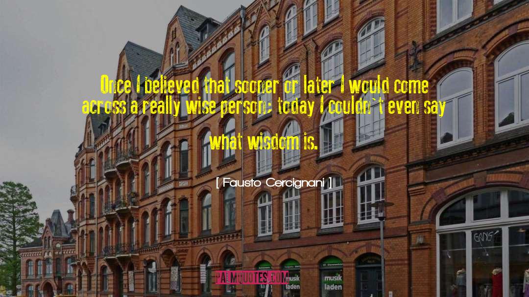 Beautiful Person quotes by Fausto Cercignani