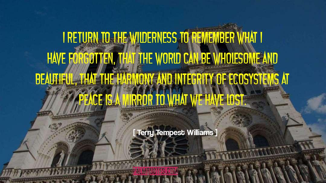 Beautiful Places quotes by Terry Tempest Williams