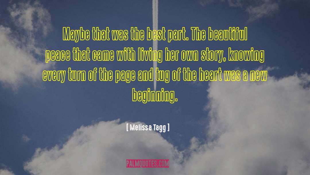Beautiful Poetry quotes by Melissa Tagg