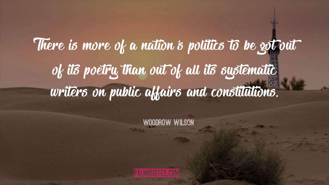 Beautiful Poetry quotes by Woodrow Wilson