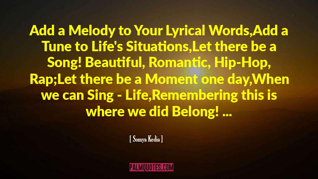 Beautiful Romantic quotes by Somya Kedia