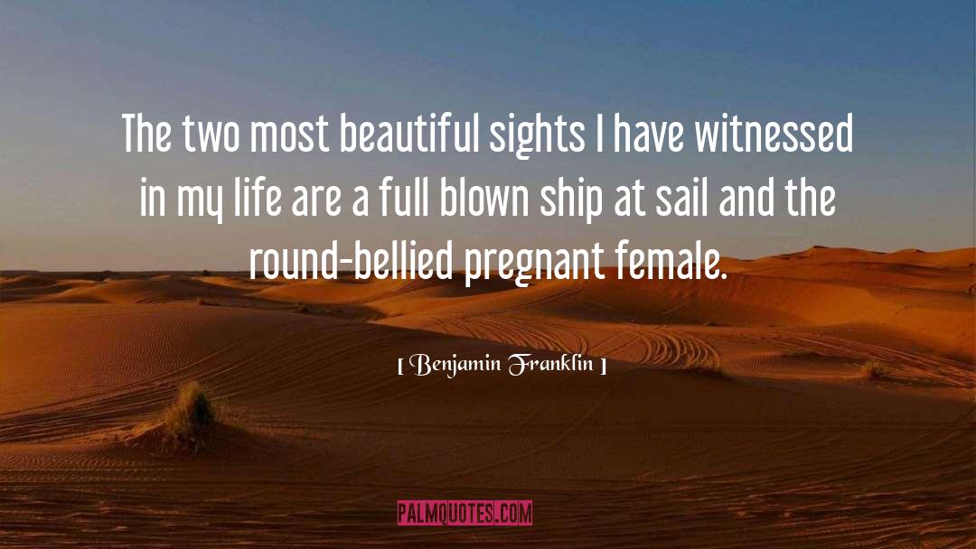 Beautiful Sights quotes by Benjamin Franklin