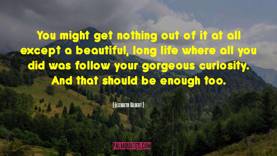 Beautiful Sunset quotes by Elizabeth Gilbert