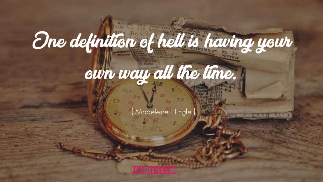 Beautiful Time quotes by Madeleine L'Engle