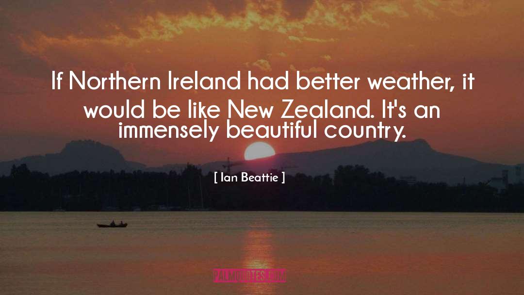 Beautiful Weather quotes by Ian Beattie