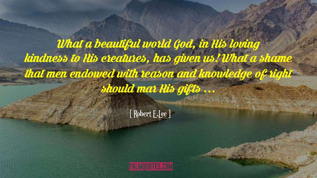 Beautiful With Kindness And Joy quotes by Robert E.Lee