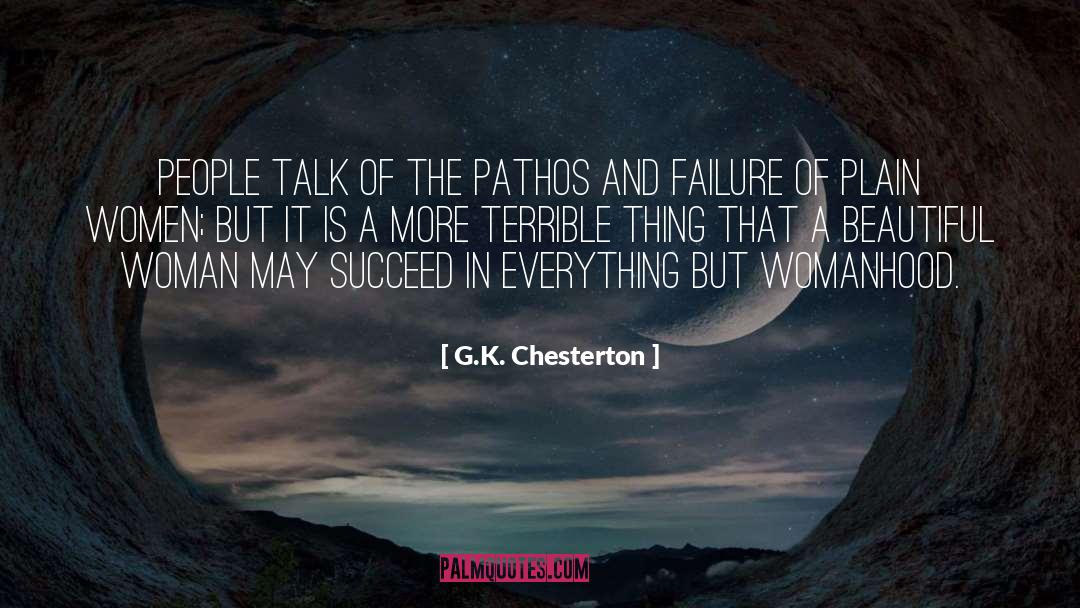 Beautiful Woman quotes by G.K. Chesterton