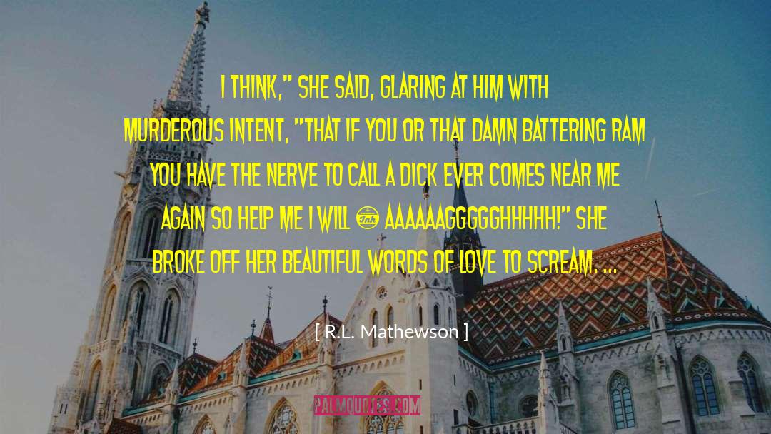 Beautiful Words quotes by R.L. Mathewson