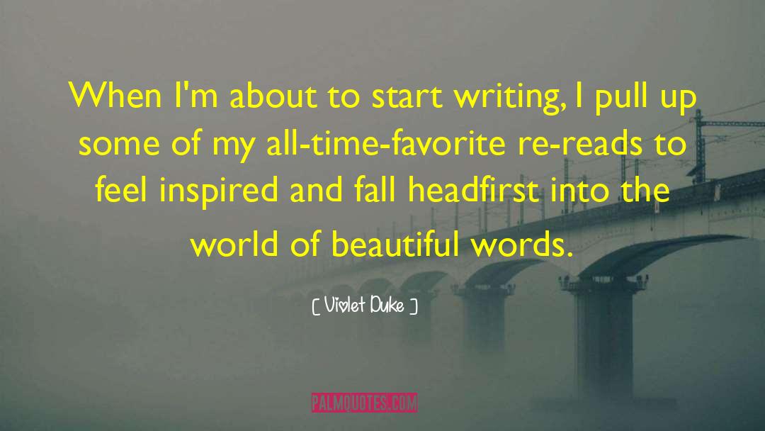 Beautiful Words quotes by Violet Duke
