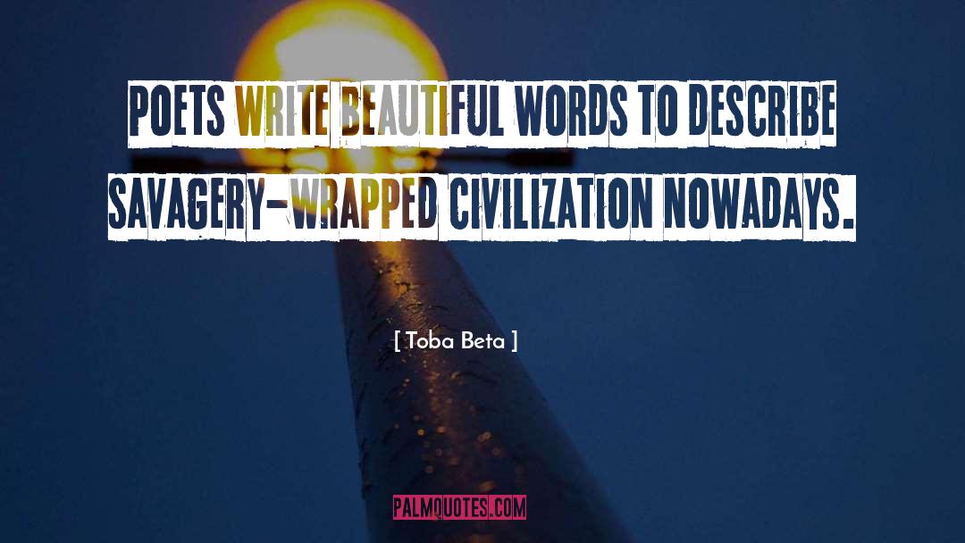 Beautiful Words quotes by Toba Beta