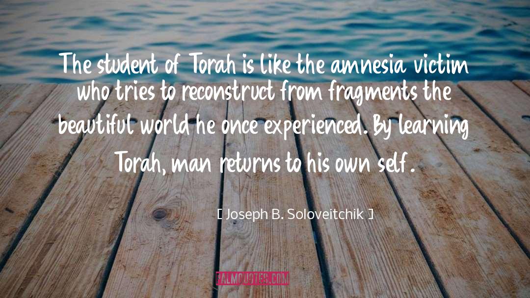 Beautiful World quotes by Joseph B. Soloveitchik