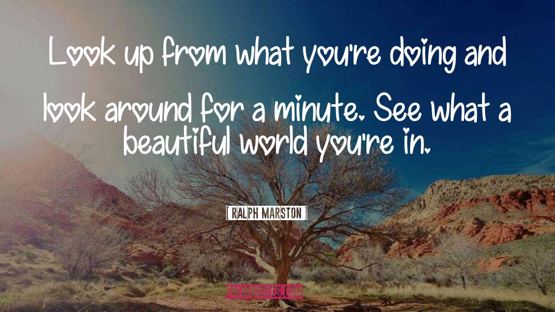 Beautiful World quotes by Ralph Marston