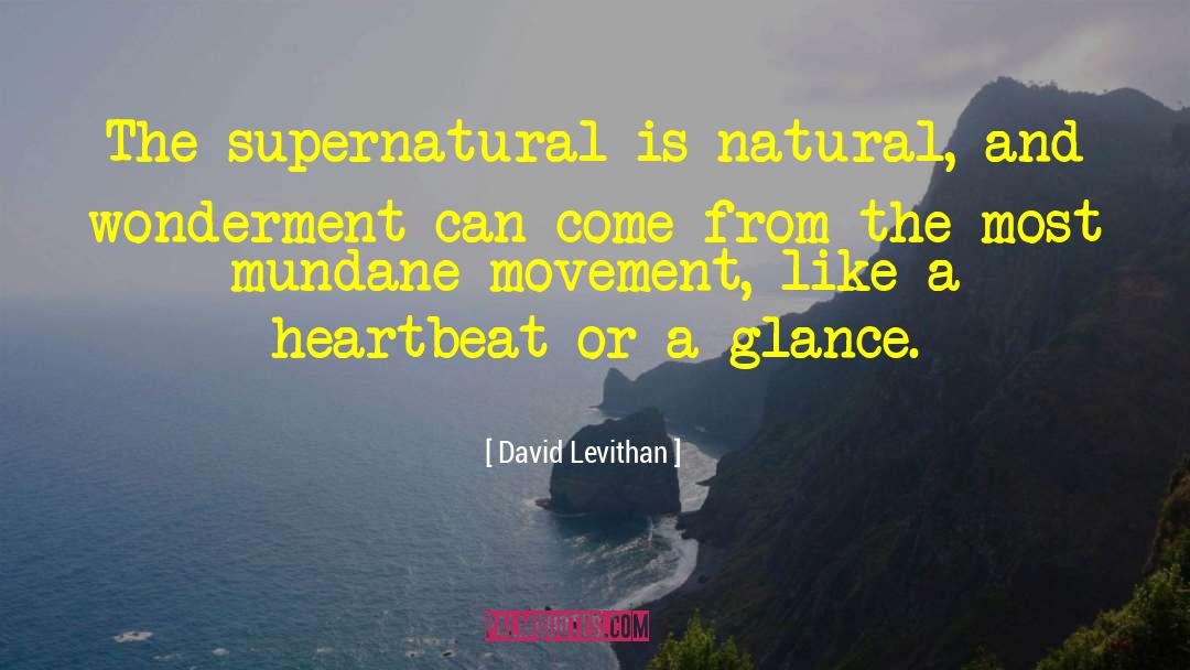 Beautiful Writing quotes by David Levithan