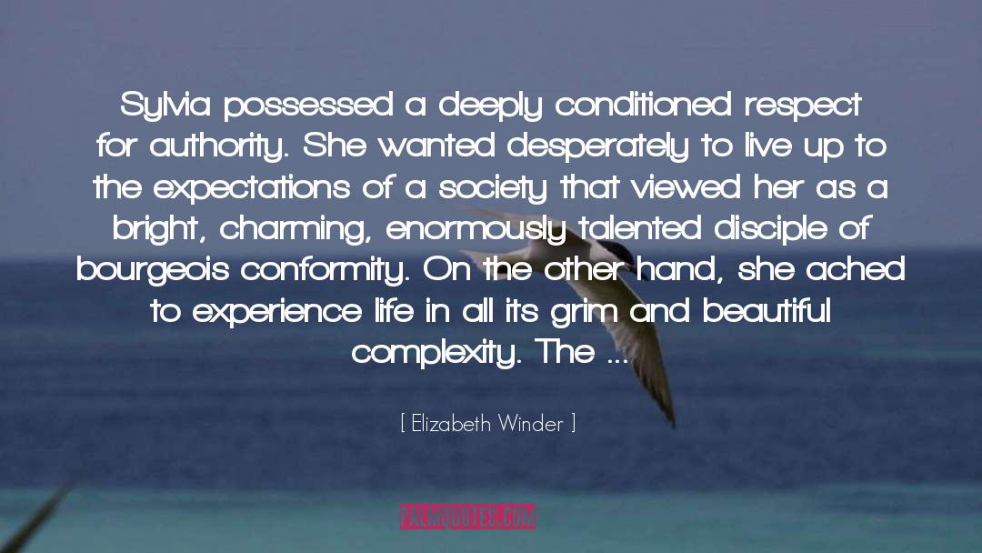 Beautiful Writng quotes by Elizabeth Winder
