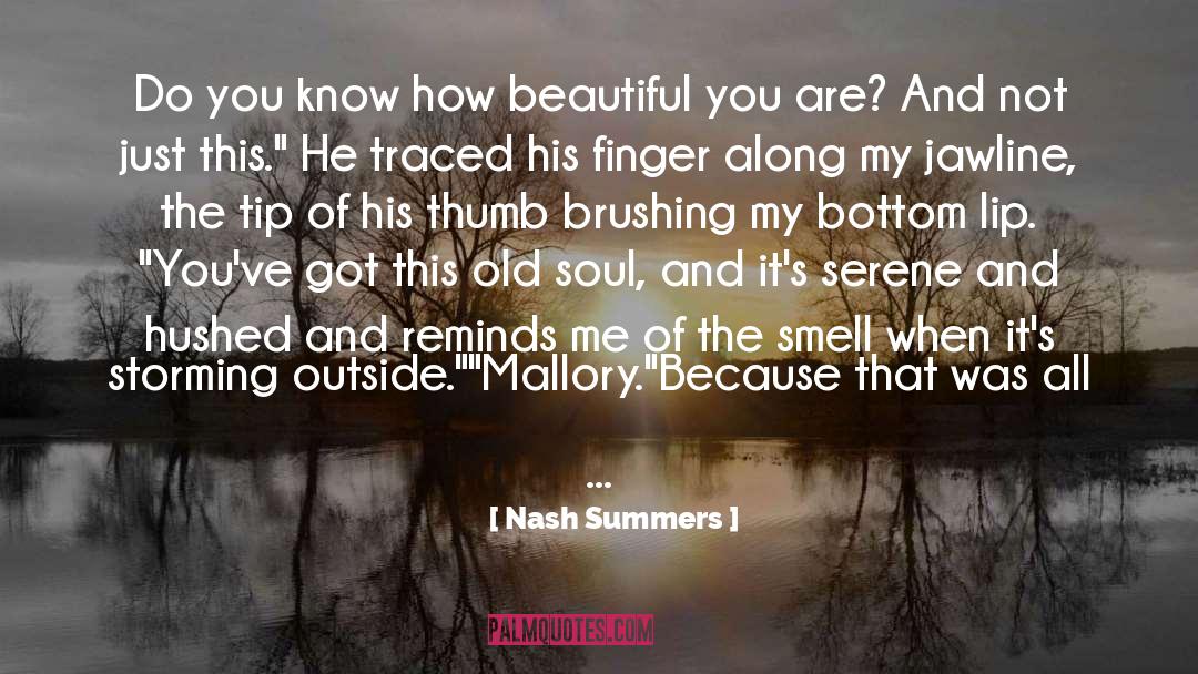 Beautiful You quotes by Nash Summers