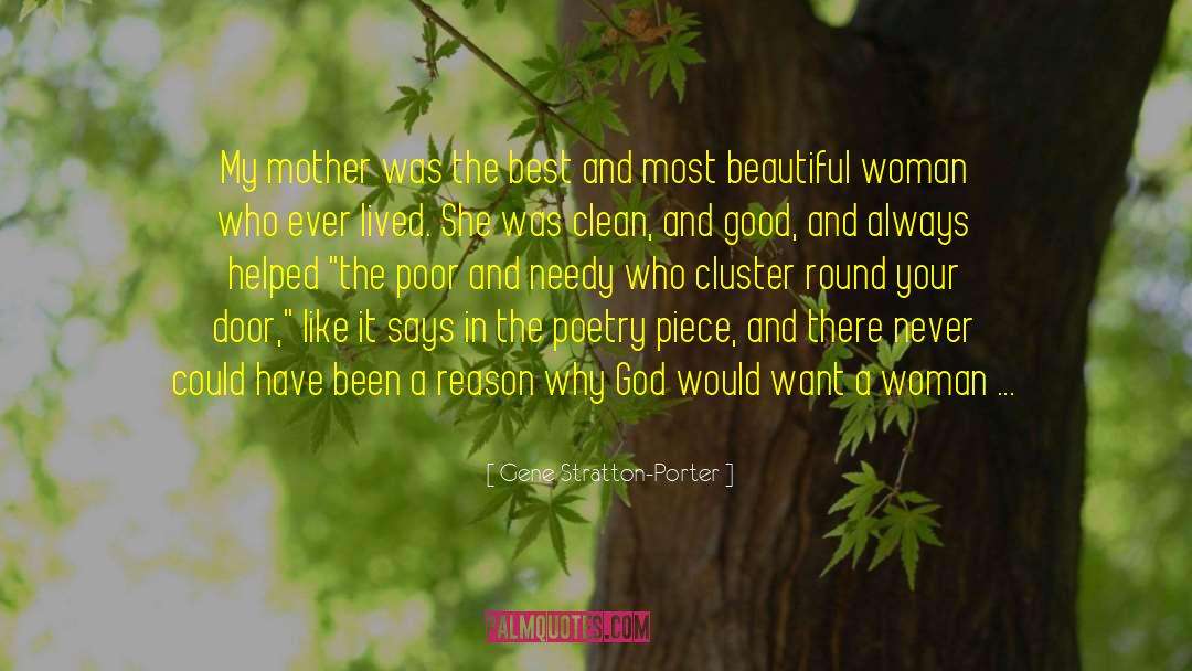 Beautifullest Woman quotes by Gene Stratton-Porter