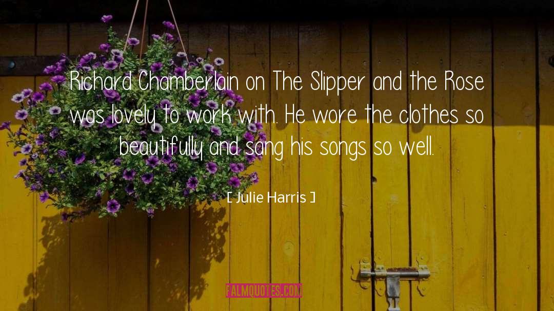 Beautifully Descriptive quotes by Julie Harris