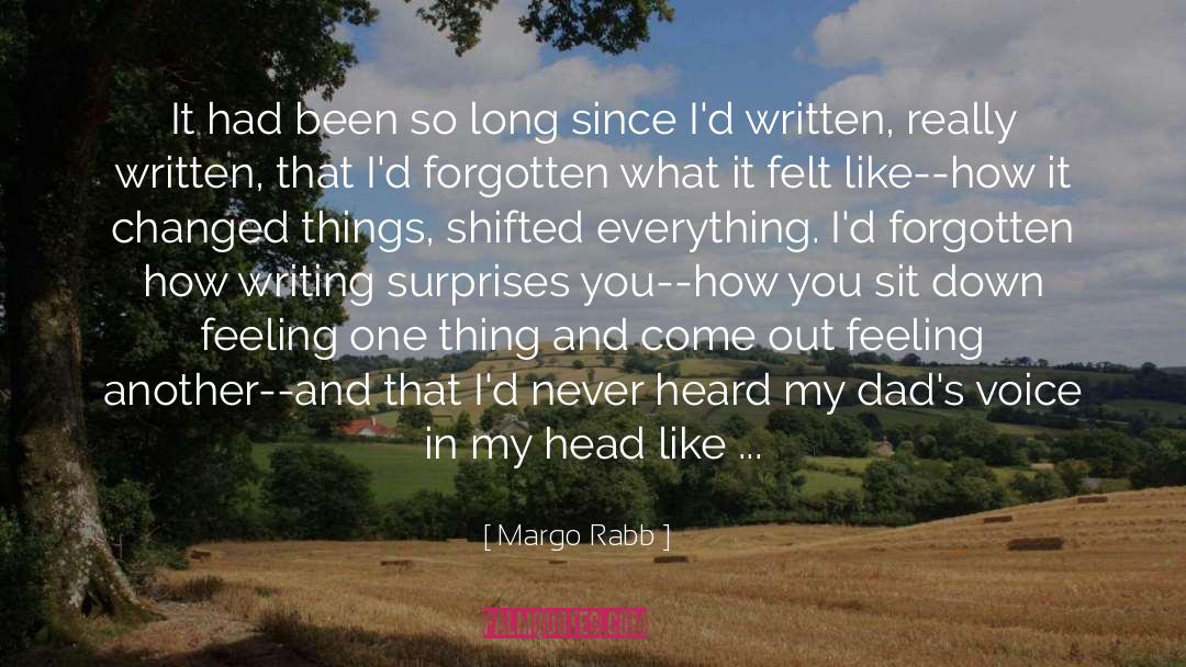 Beautifully Written quotes by Margo Rabb