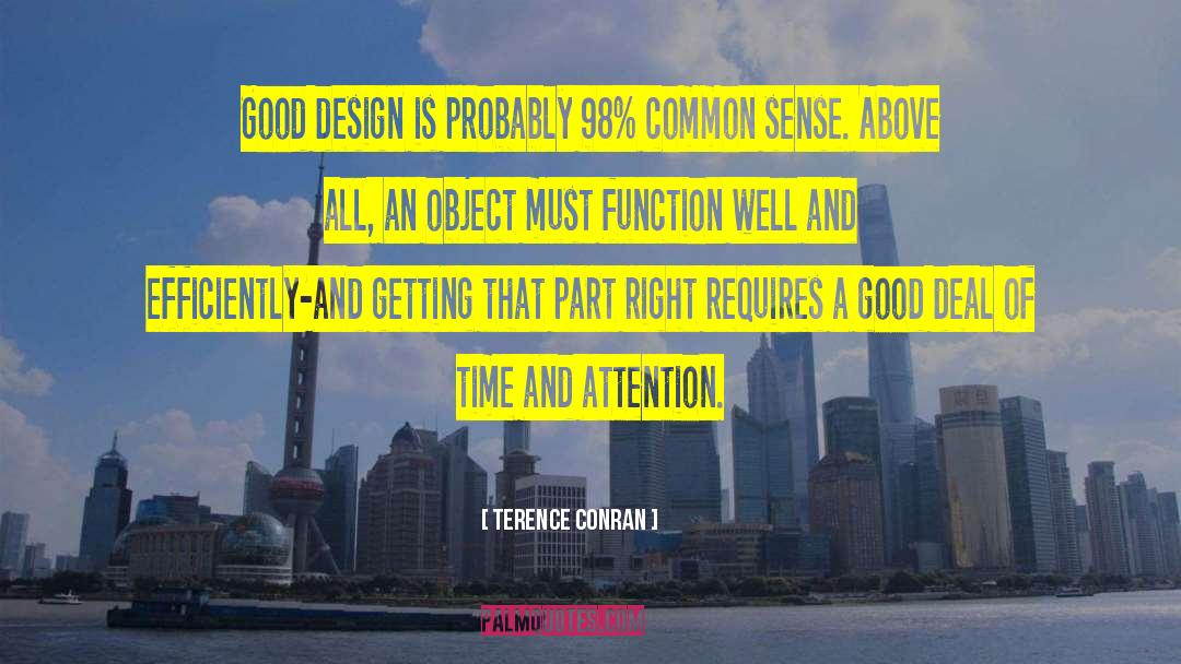 Beauty And Common Sense quotes by Terence Conran