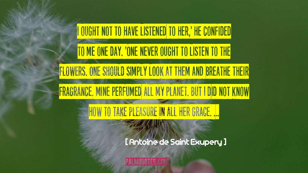 Beauty And Grace quotes by Antoine De Saint Exupery