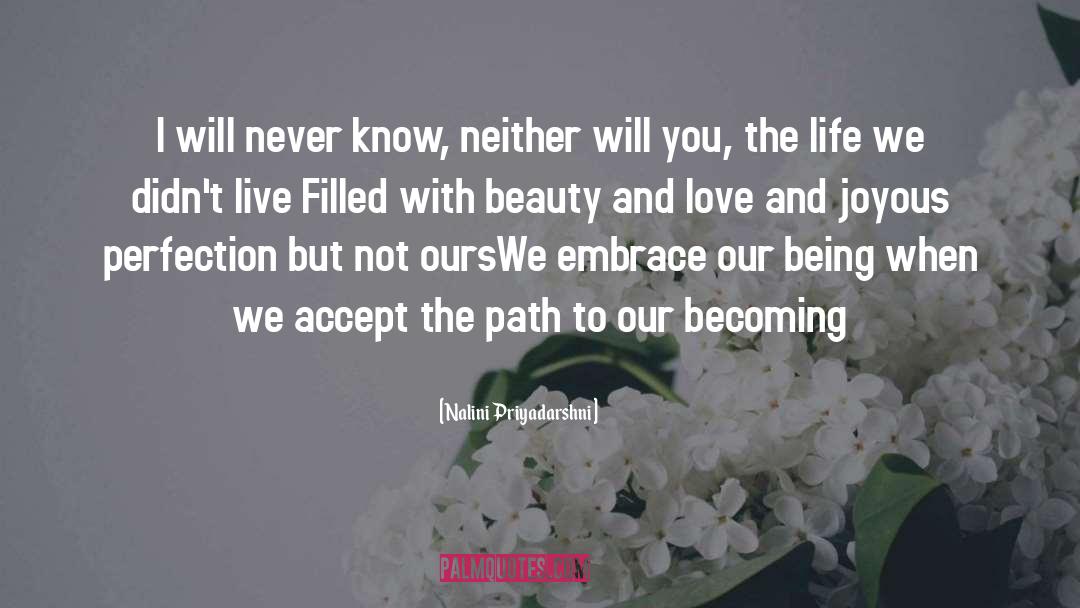 Beauty And Love quotes by Nalini Priyadarshni