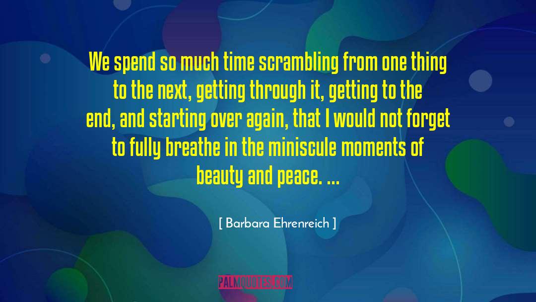 Beauty And Peace quotes by Barbara Ehrenreich