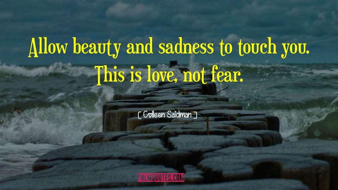Beauty And Sadness quotes by Colleen Saidman