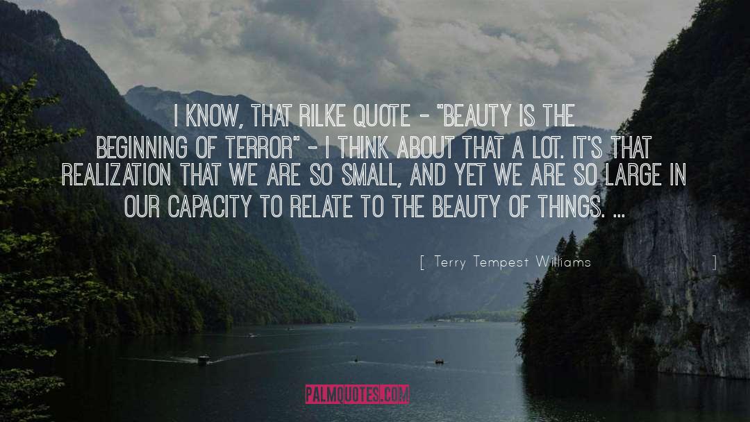 Beauty And The Beast quotes by Terry Tempest Williams