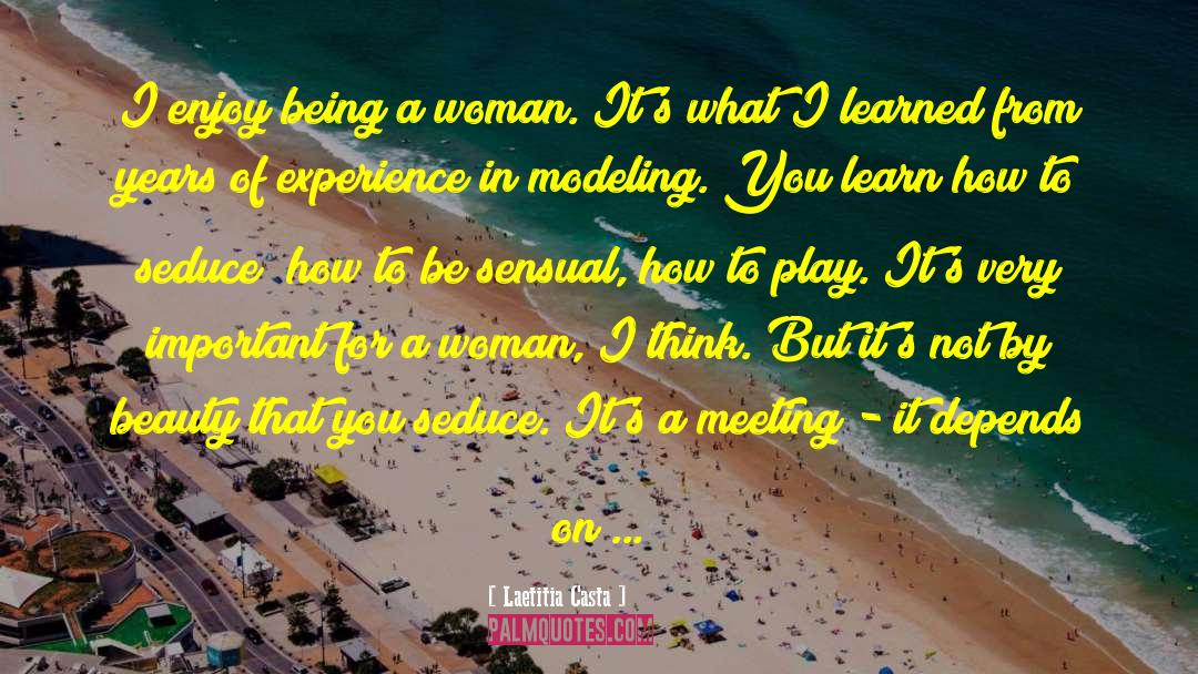 Beauty And Women quotes by Laetitia Casta