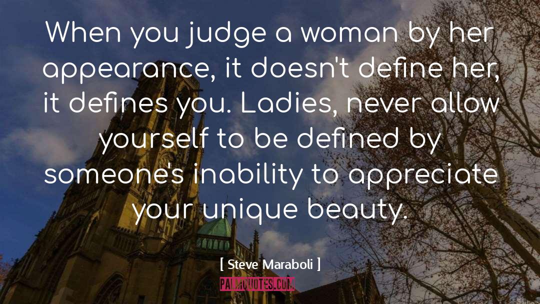 Beauty Appearance quotes by Steve Maraboli